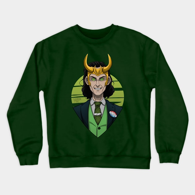 Loki Crewneck Sweatshirt by Gabron_art